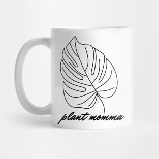 Plant Mommy's Nature Garden Monstera Leaf Design Mug